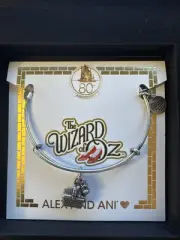 Alex and Ani WIZARD OF OZ , Toto In Basket Bangle New W/Tag Card Box
