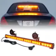 LED Emergency Warning Traffic Advisor Beacon Strobe Light Bar Unit Amber /Yellow