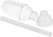 MAGICLULU Set Plastic Cocktail Shaker Set for Lemon Tea Drink Mixer with Scale Strainer for Bar Party and Home Use Easy to Clean and for Milk Tea Vendors