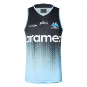 Cronulla Sharks 2025 NRL Classic Training Singlet Sizes S-7XL!