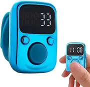Counter Clicker, Waterproof Smart Click Counter, 3.3x2.5cm, Portable Finger Digital Display, ABS Electronic Tally for Sports, School, and Team Training, Lightweight