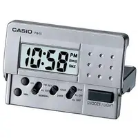 在飛比找momo購物網優惠-【CASIO 卡西歐】簡單攜帶款數位液晶鬧鐘(PQ-10D-