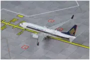 1:400 JC Wings SINGAPORE AIRLINES BOEING 737-800 Passenger Plane Diecast Model