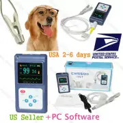 Dog/Cat Pulse Oximeter Tongue/Ear Blood Oxygen Meter Veterinary SpO2 PR Monitor