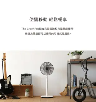 【BALMUDA】The GreenFan 12吋DC直流電風扇(白X黑)(EGF-1800) (7.9折)