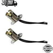 2 PCS Car Bulb Socket, BAY15D 1157 LED Light Snap-in Socket BAY15D(1157)