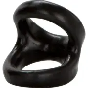 COLT Snug Tugger Black Double Cock Ring with Scrotum Support - Model ST-2021 - M
