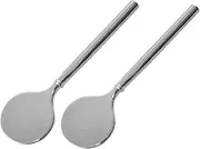 FOYTOKI Tiny Metal Spoon for Eye Cream Stick and Face Mask Skincare Tool Zinc Alloy Material Portable Beauty Tool