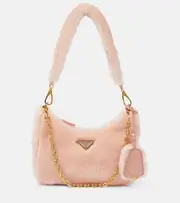 [Prada] Prada Re-Edition 2005 shearling shoulder bag One Size pink