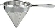 Winco China Cap Strainer, 8-Inch Diameter, Fine Mesh, Medium, Stainless Steel