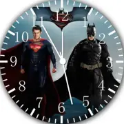 Superman Batman Frameless Borderless Wall Clock For Gifts or Home Decor E111