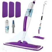 Spray Mops for Floor Cleaning Floor Mop with a Refillable Spray Bottle and 3 ...