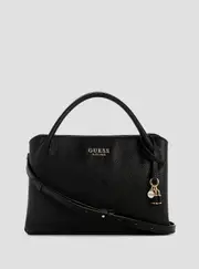 GUESS Women's Black Fedana Elite Satchel Bag