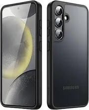 [JETech] Matte Case for Samsung Galaxy S24 5G, Frosted Translucent Back Protective Slim Phone Cover, Anti-Fingerprints (Black)