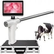 Artificial Insemination AI Gun for Horse Cow Cattle - Livestock Endoscope Sperm Breeding Unit with Visual LCD Screen Farm & Ranch Breeding Tools(Dog/Pig/Sheep)
