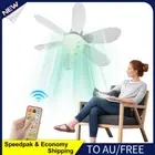 AU Ceiling Fan LED Light E27 Socket Fan Light Remote Control with Extender (Whit