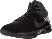 [Nike] Mens Air Visi Pro Vi NBK Black/Anthracite Ankle-High Nubuck Basketball Shoe - 9M