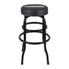 Husky Shop Stool 360° Swivel Seat 29" Workshop Garage Bar Chair Cushioned Black