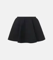 [Alaia] Alaïa Pleated godet miniskirt AU 16 black