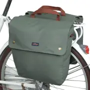Tourbon Canvas Bike Bags Rear Rack Roll-Up Bicycle Panniers Waterproof Colour...