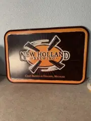 NEW HOLLAND BREWING - METAL TIN TACKER BEER SIGN 15.5" X 10.5"