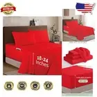 Elegant Fade-Resistant California King Sheet Set with Extra Deep Fitted Sheets
