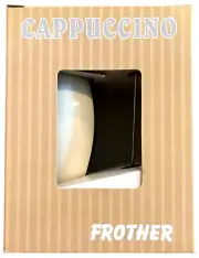 CAPPUCCINO Coffee Frother Stainless Steel Shaft Includes stand and cocoa shaker