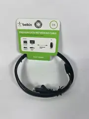 NTW Belkin Premium Flat Cat5e Ethernet Networking 3 Foot Long Cable Cat5e