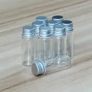4ML Candy Storing 20-200PCS Mini Crafts Essential Vials Aluminum Glass Bottles