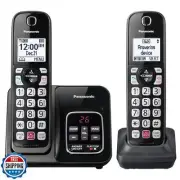 Panasonic Cordless Phone with Answering Machine, Advanced Call Block, Bilingu