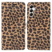 For Samsung Galaxy A54 5G PU Leather Phone Case Leopard Pattern Flip Stand Wallet Phone Cover
