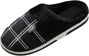 [Generic] Character Slippers for Men Size 14 Men Winter Home Cotton Slides Christmas Antlers Print Thermal Slippers Casual Home Shoes Warm Slipper Socks for Men Fuzzy