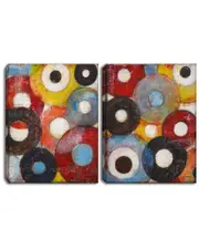 Ready2HangArt Circumstantial I/II 2pc Wrapped Canvas Wall Art by Norman Wyatt