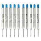 10Pcs Parker Quink Ball Refills Blue Ink Fits My Store Ballpoint Pens