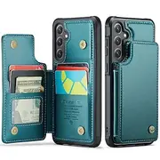 Phone Case For Samsung Galaxy S25 S24 S23 S22 S21 S20 Ultra Plus FE Flip Cover Kickstand Shockproof TPU PU Leather