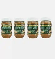 4 PACK Trader Joe’s Peanut Butter Creamy Unsalted & Sealed Unblanched 14 oz Each