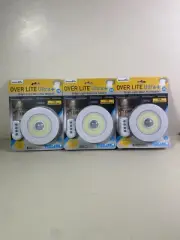 Sensor Brite Overlite Ultra+Rechargeable Remote Control Ceiling LED Light (3pk)