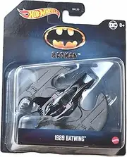 Hot Wheels 1989 Batwing Car, 1:50 Scale Die-Cast, Batman Die-Cast Car Model, Children, All Ages, Male