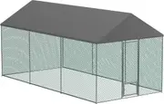 Heavy Duty Walk-In Chicken Coop with Metal Cage