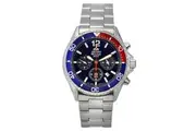 Orient Chronograph Stainless Steel Black Dial Solar Diver's RA-TX0201L10B 200M Men's Watch