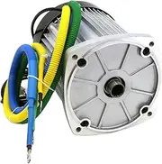 1200W / 2200W Electric Brushless Motor Tricycle Motor 60V / 72V Permanent Magnet Brushless Dc Motor, 4-Hole 18-Tooth Motor, High-Power Differential Motors for DIY Tricycle