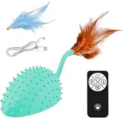 Toys for Cats,Remote Control Mice Cat Toys with Light and Sound | USB Rechargeable, Silicone Simulation, for Cats Dogs Interactive Game