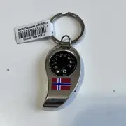 Norway Keychain Compass Thermometer Opener Metal Multi Tool Flag Souvenir Gift