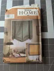 Simplicity 9117 Window Shades w/Woven Tape Pattern Curtains UNCUT FF
