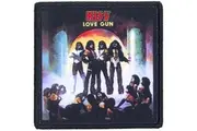 Kiss Love Gun Standard Iron On Patch (Multicoloured) (One Size)