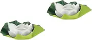 FUNOMOCYA 2pcs Solar Led Flower Lights Waterproof Floating Pool Pond Garden Outdoor Auto Recharge Random