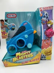 My First Mighty Blasters Sling Blaster, Wrist Launcher w/ 2 Soft Power Pods -NEW