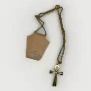 Ankh Gold Ankh Necklace Egyptian Gold Pendant – Spiritual Gothic Afrocentric