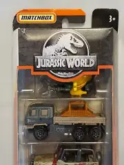 NEW Mattel Matchbox Jurassic World Total Tracker Team 5-Pack Collectible Cars