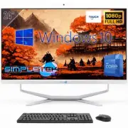 All IN One 24 " FHD Touch I7 12° Gen Win10 RAM 32gb SSD 2tb PC Fixed Webcam 2k_